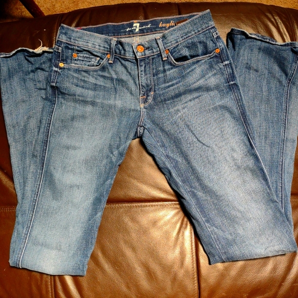 7 For All Mankind Kaylie Bootcut Jeans - Picture 1 of 7